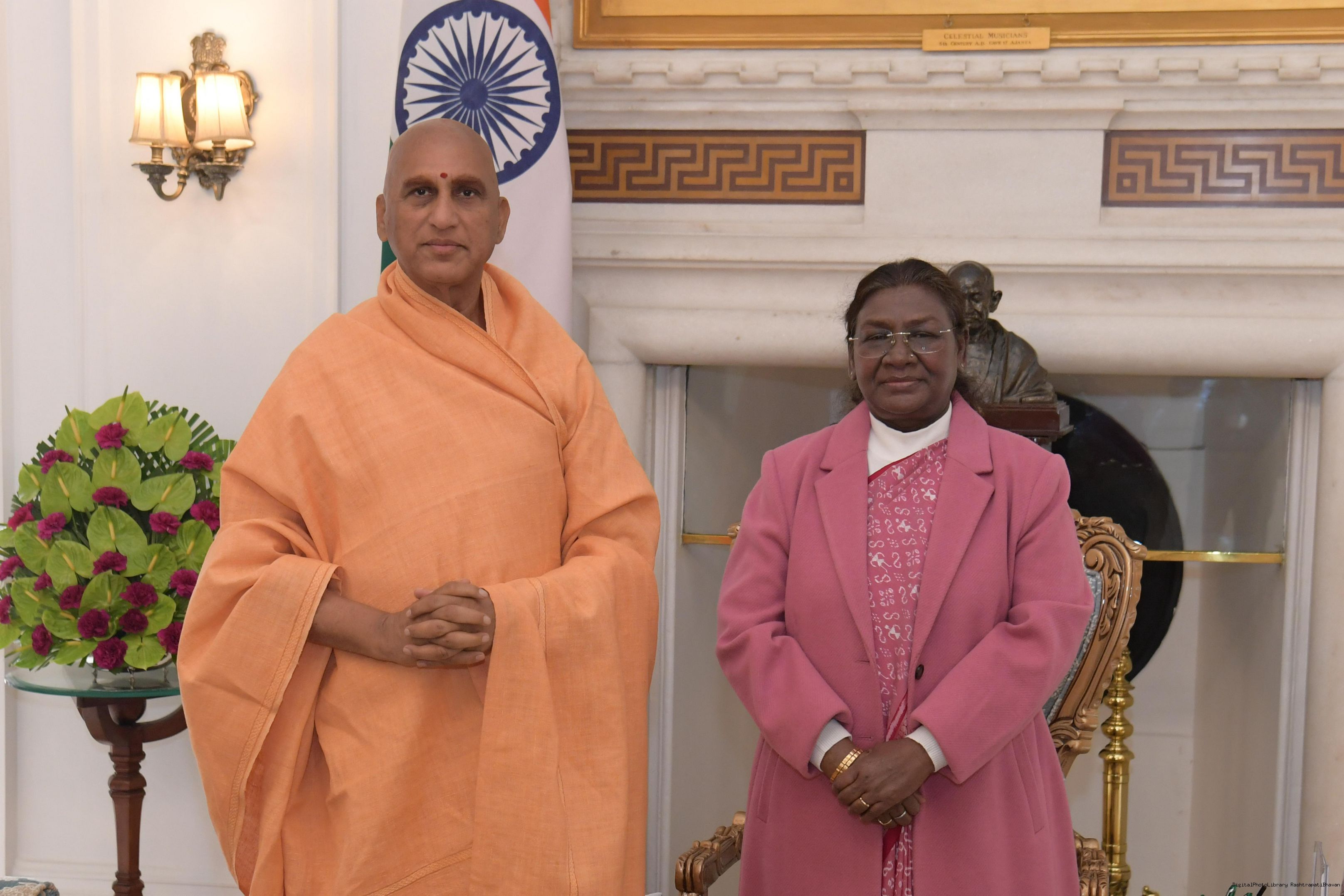 Swami Avdheshanand Giri Ji Maharaj with Honorable President